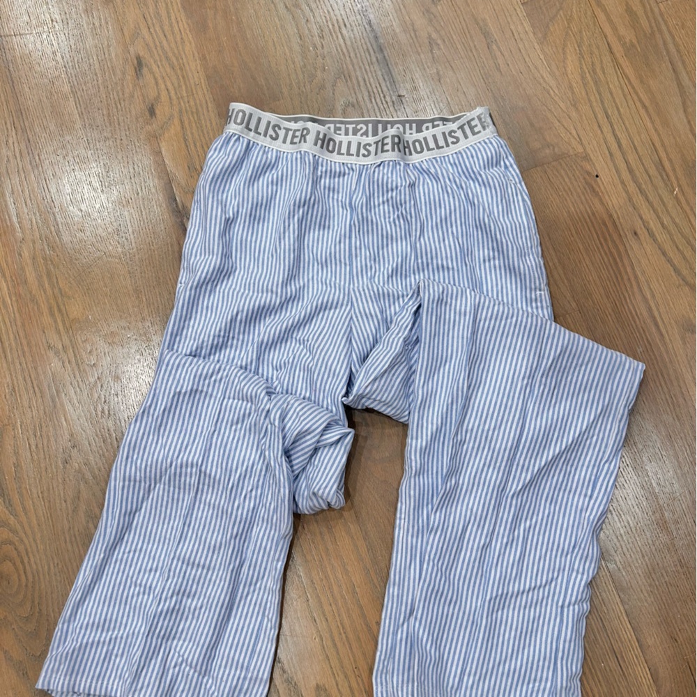 Hollister Striped Blue Bottoms